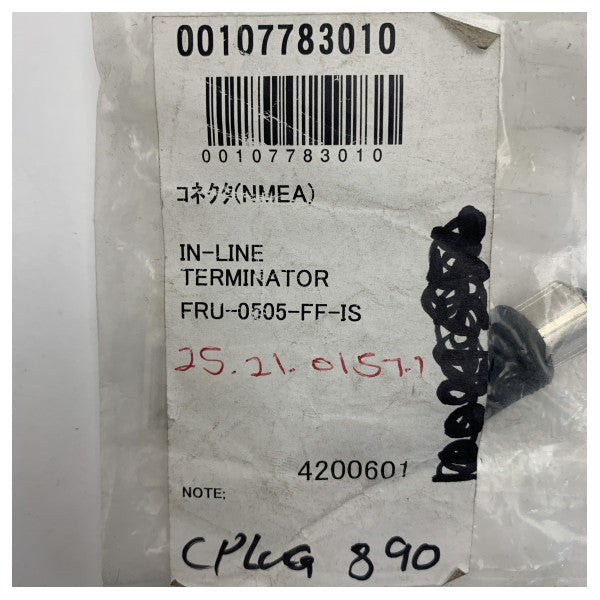 FRU-0505-FF-IS Connecteur Femelle/Femelle terminaison en ligne NMEA2000