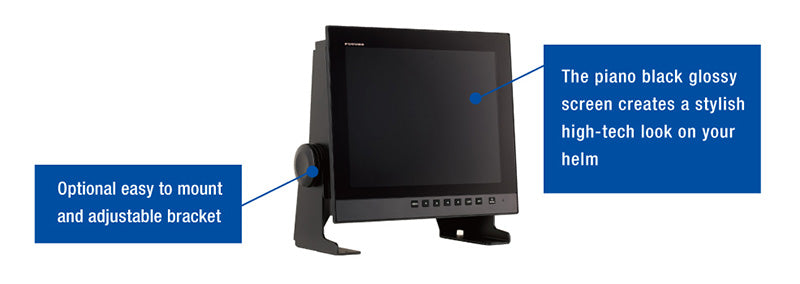 MU192HD — Moniteur marinisé 19'' LCD couleur, encastrable, 1000cd/m², IP56 (châssis IP22), SXGA 1280