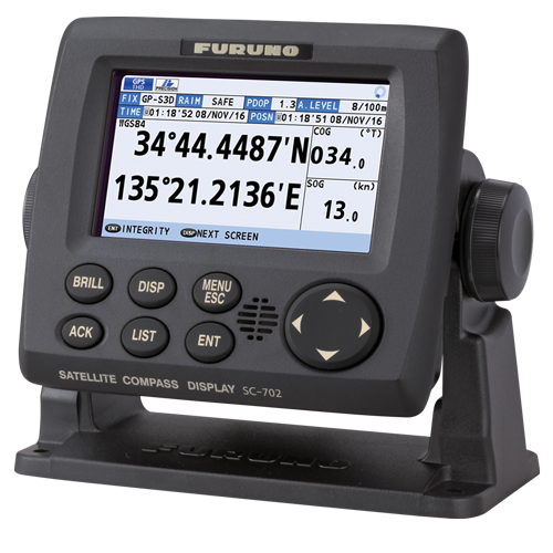SC70 — Compas Satellitaire fournissant de nombreuses données incluant position GPS, SOG (vitesse