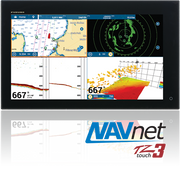 TZT19F — Ecran multifonction tactile NavNetTZtouch3 19'' GPS, sondeur CHIRP et wifi intégrés
