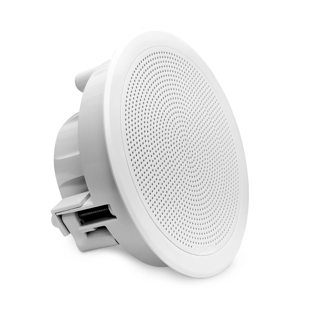 Dvojice vestavných bílých námořních reproduktorů FM, kulatých 6,5" 120W