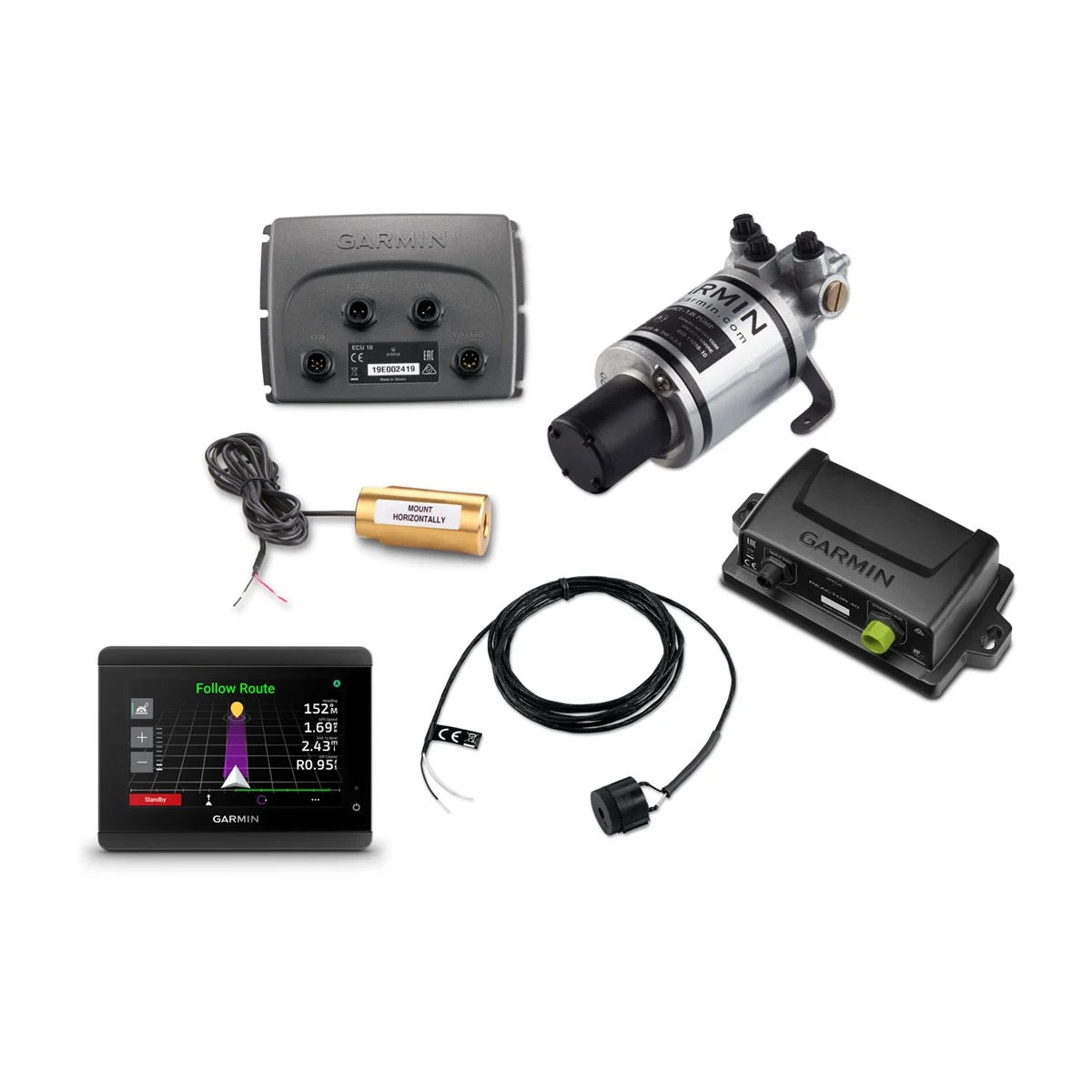 Coffret Reactor™ 40 Compact hydraulique avec GHC™ 50 et Shadow Drive - visuel officiel Garmin 2