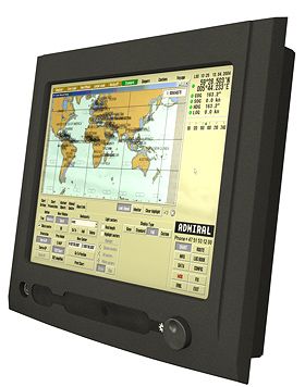 Écran TFT 15", Rétroéclairage LED, 250cd/m² - 24Vcc, DVI, RGB et
