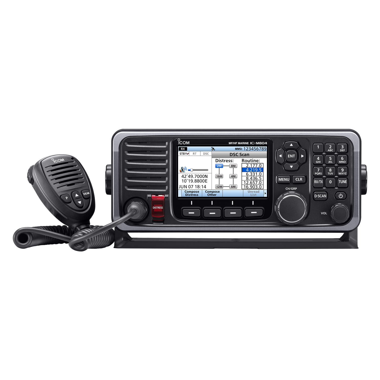 Pack BLU marine IC-M804 - visuel officiel ICOM