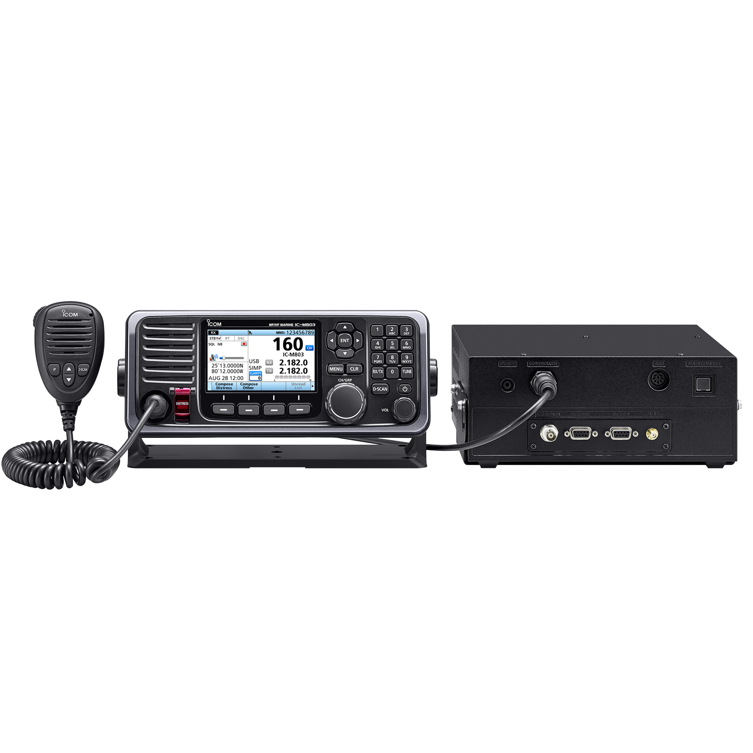 Pack BLU marine IC-M803 - visuel officiel ICOM