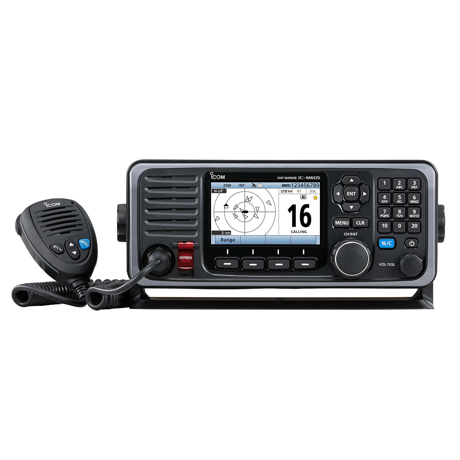 VHF marine fixe IC-M605EURO - visuel officiel ICOM