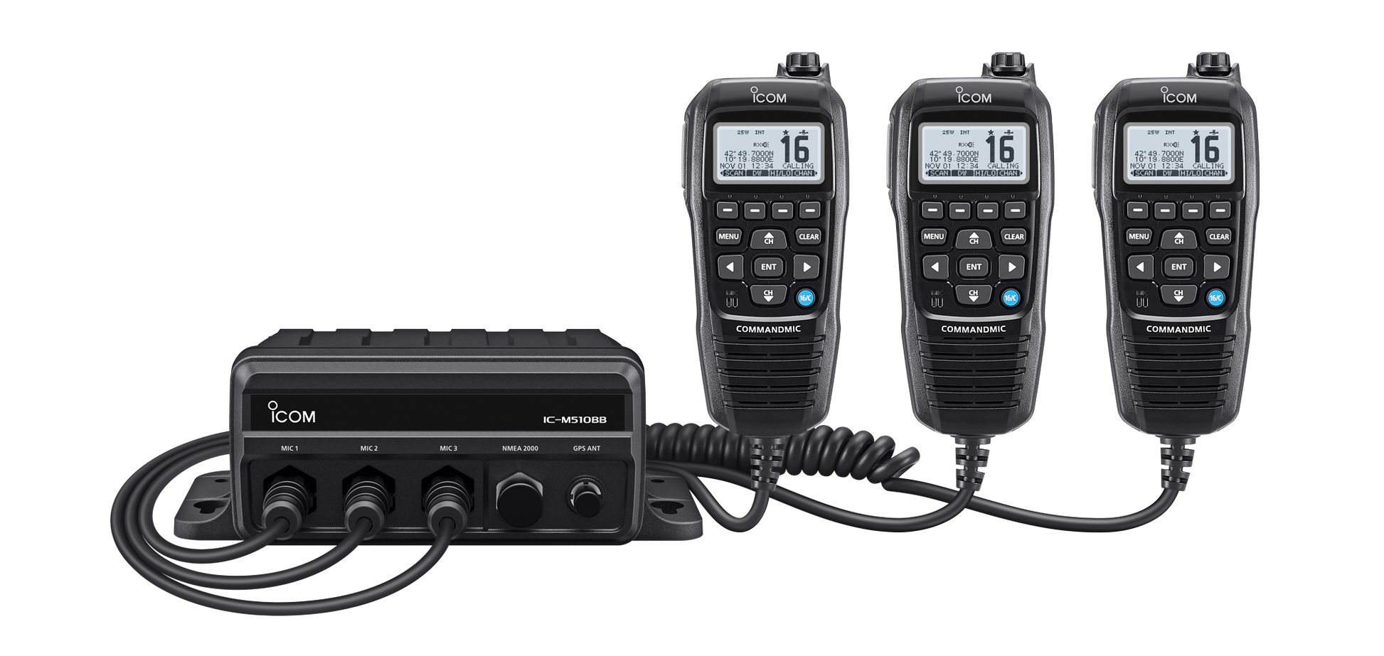 VHF fixe boîte noire IC-M510BB - visuel officiel ICOM