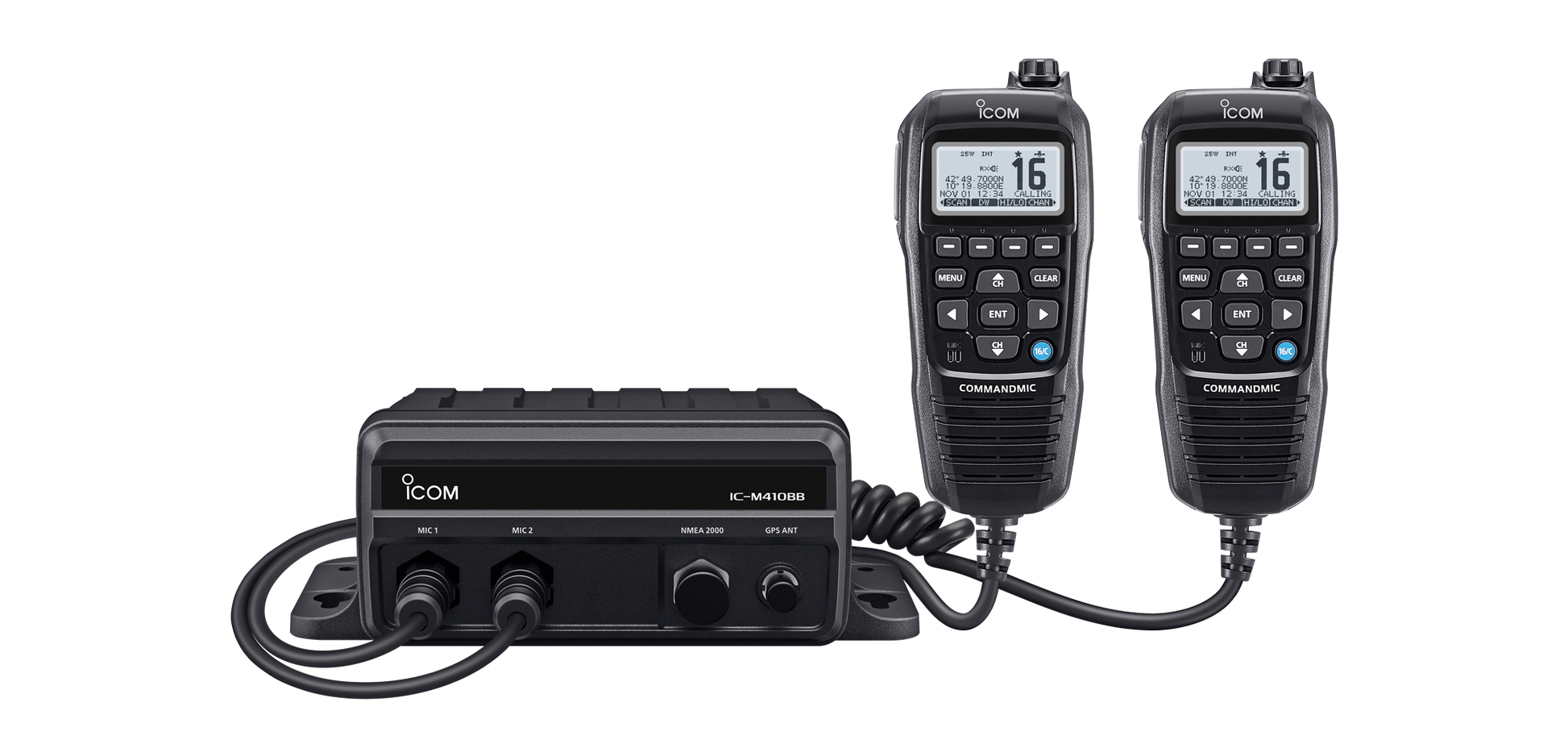 VHF fixe boîte noire IC-M410BB - visuel officiel ICOM