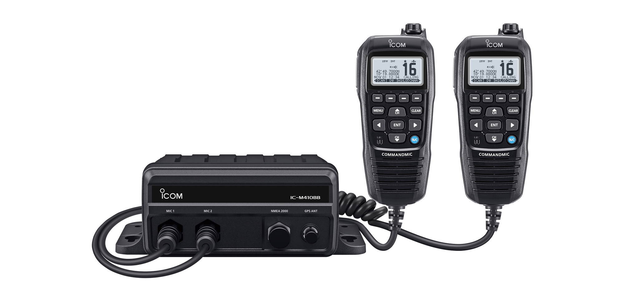 VHF fixe boîte noire IC-M410BB - visuel officiel ICOM