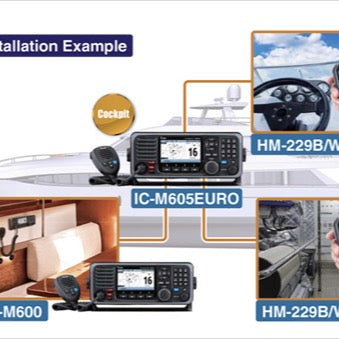 VHF marine fixe IC-M605EURO - visuel carré