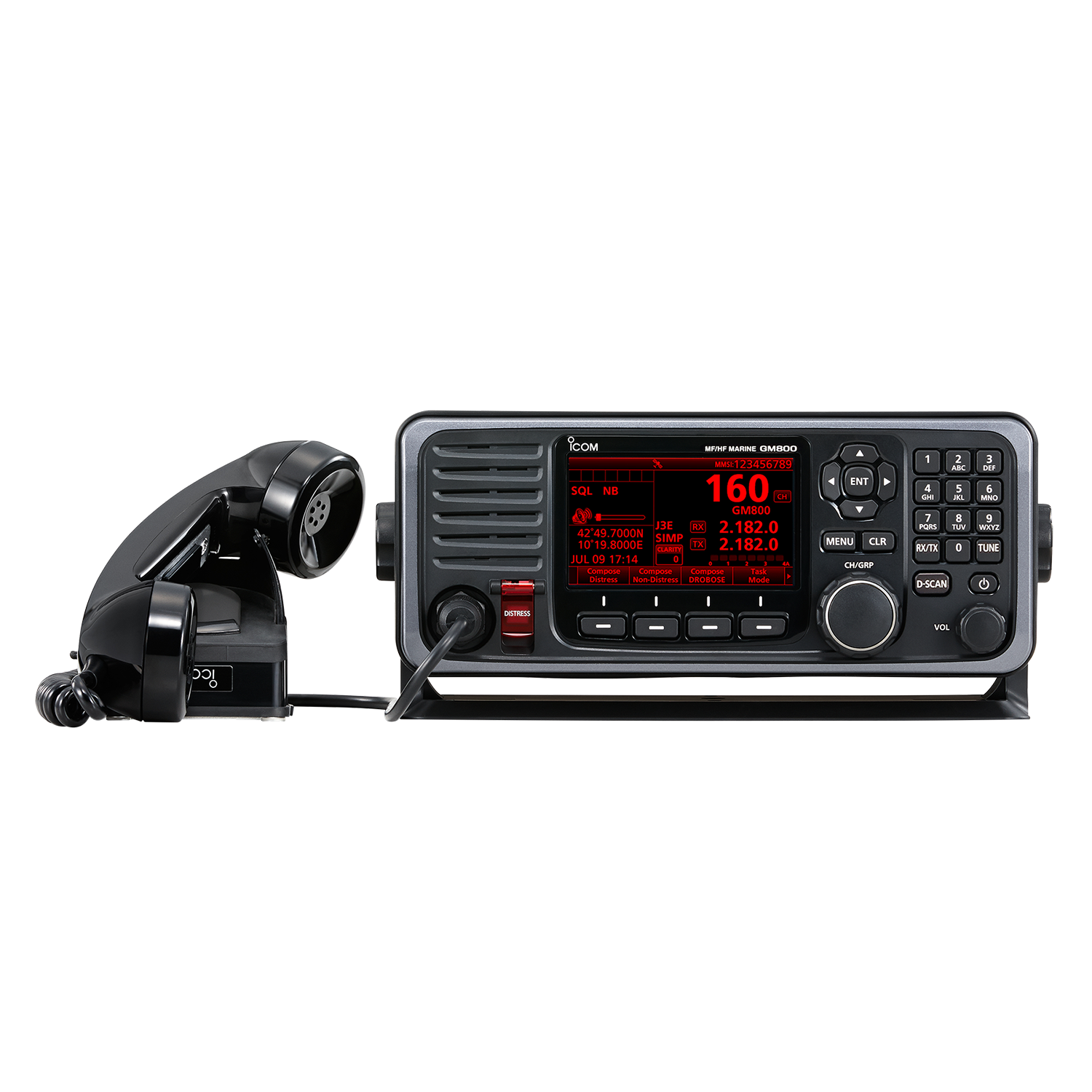 Pack BLU marine GMDSS GM800 - visuel officiel ICOM