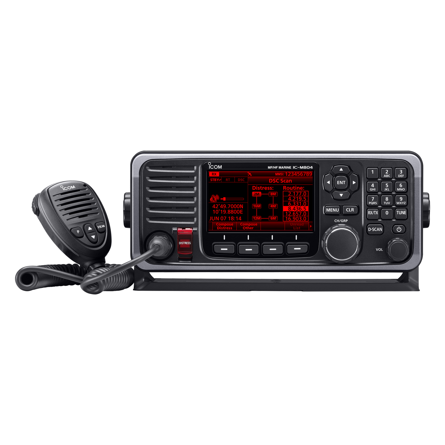 Pack BLU marine IC-M804 - visuel officiel ICOM
