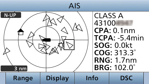 VHF marine fixe IC-M605EURO - visuel officiel ICOM