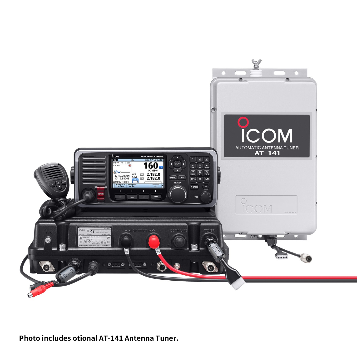BLU marine IC-M804 - visuel officiel ICOM