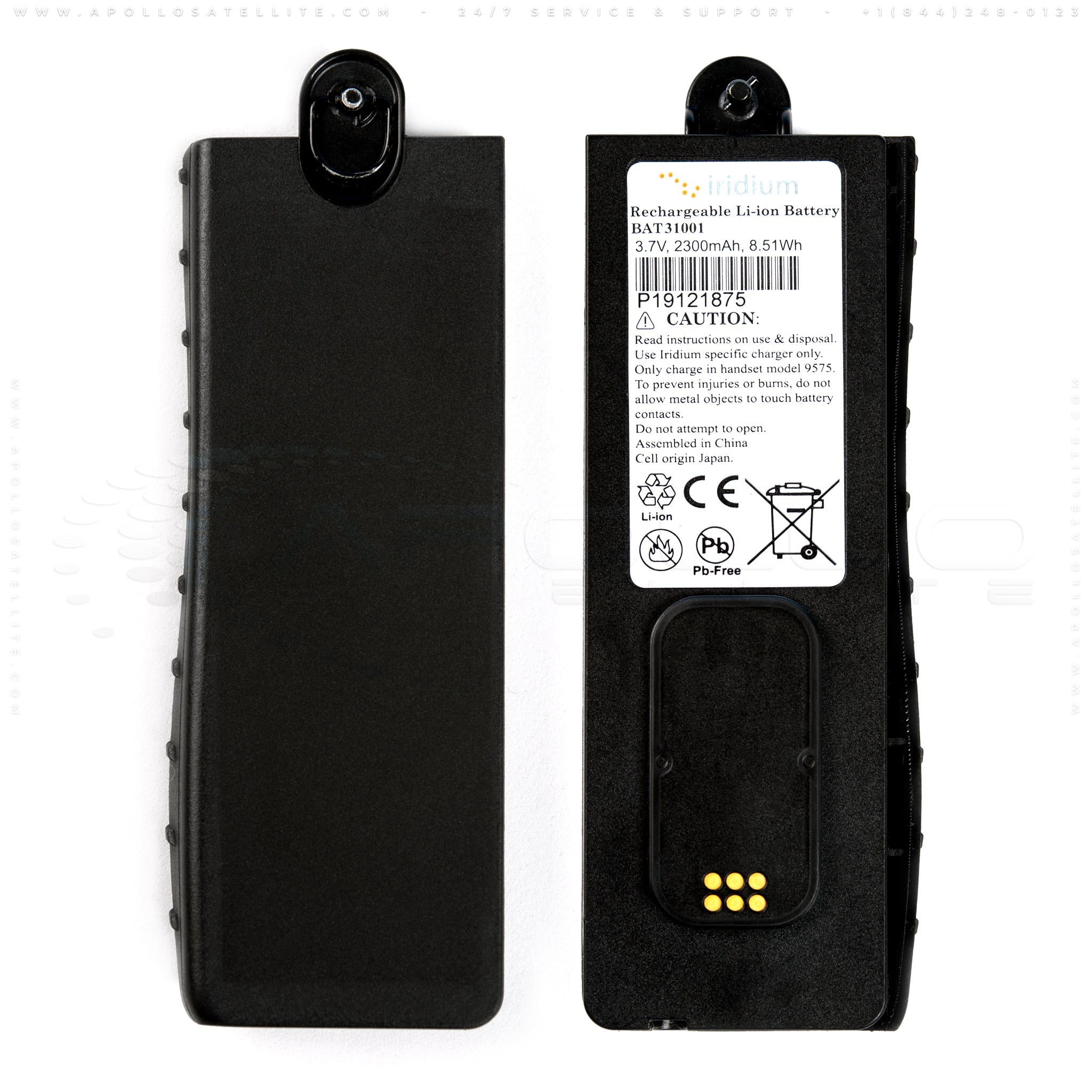 Iridium Extreme 9575 Battery BAT31001 - Apollo Satellite
