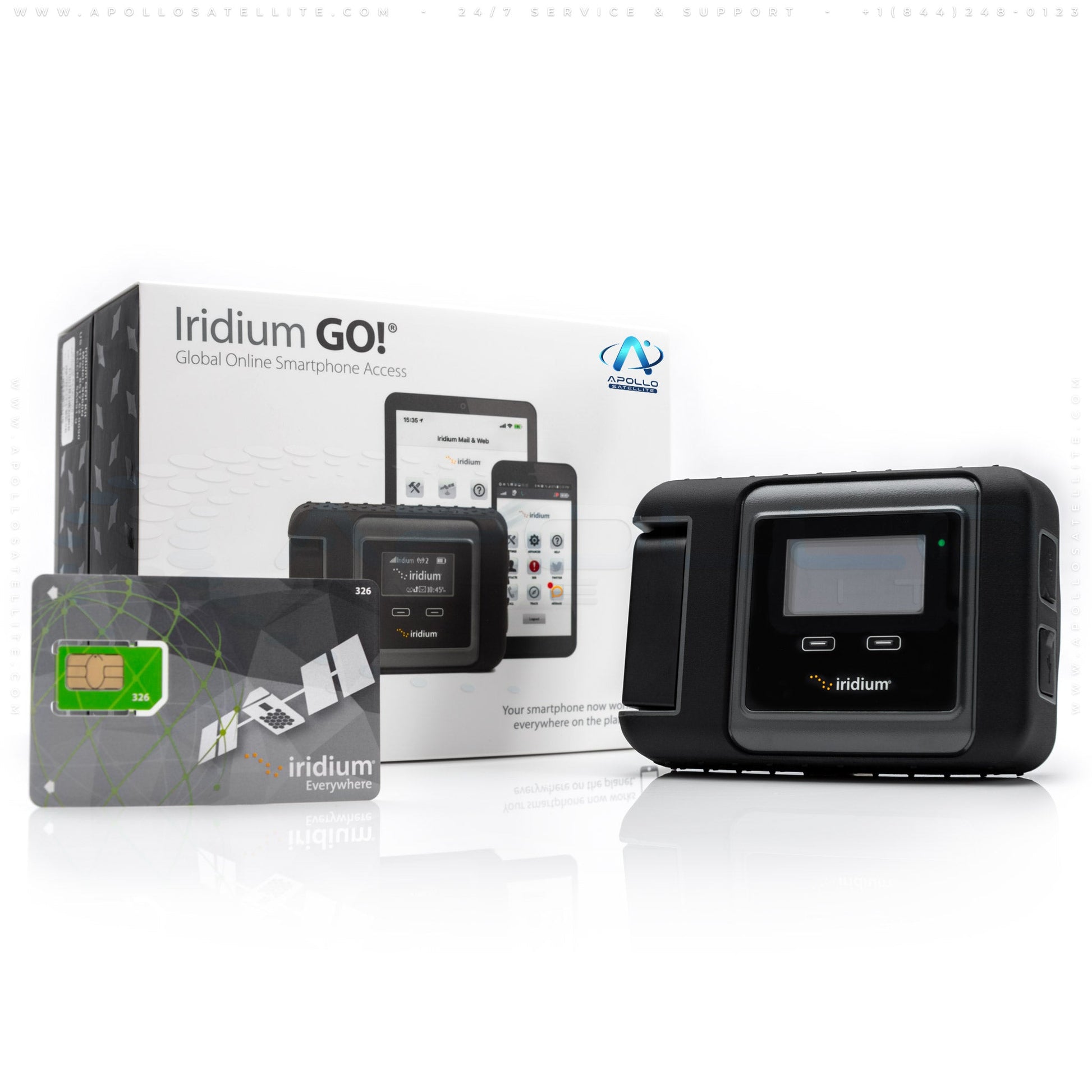 Iridium Go Satellite WiFi Hot Spot.
