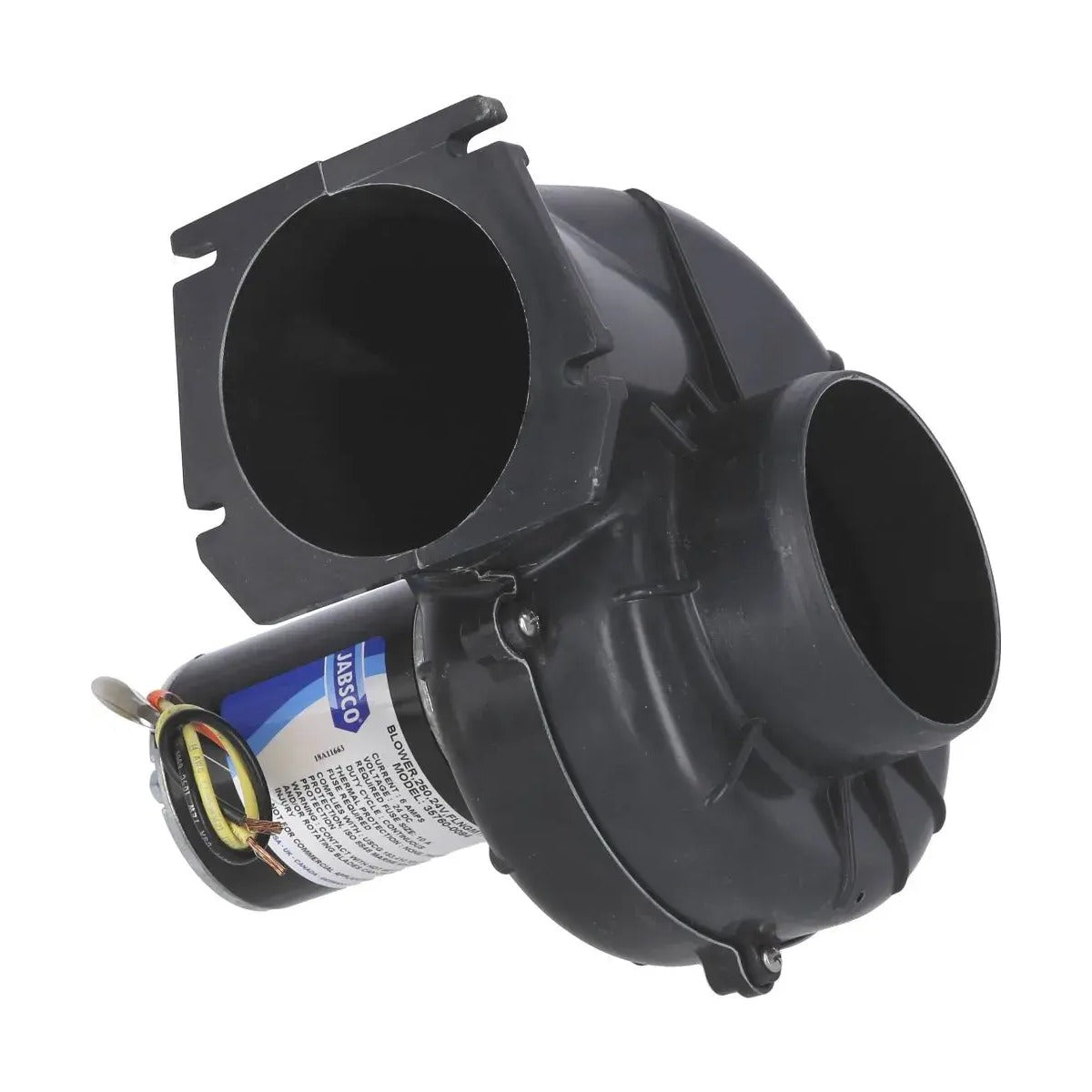 Jabsco 35760-0094 ventilateur de cloison 24 V - vue raccordement