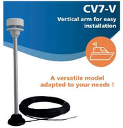 CV7V-BARO — Girouette-anémomètre à ultrason bras vertical CV7V + baromètre pour bateaux à moteur.