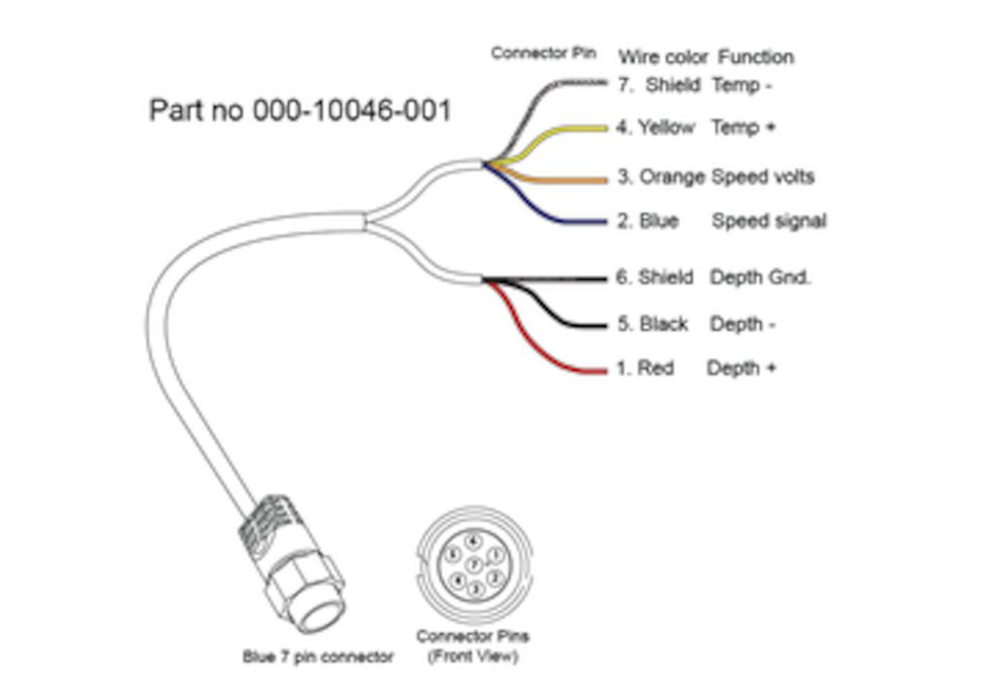 7 Pin sonde adaptateur - Bare wires