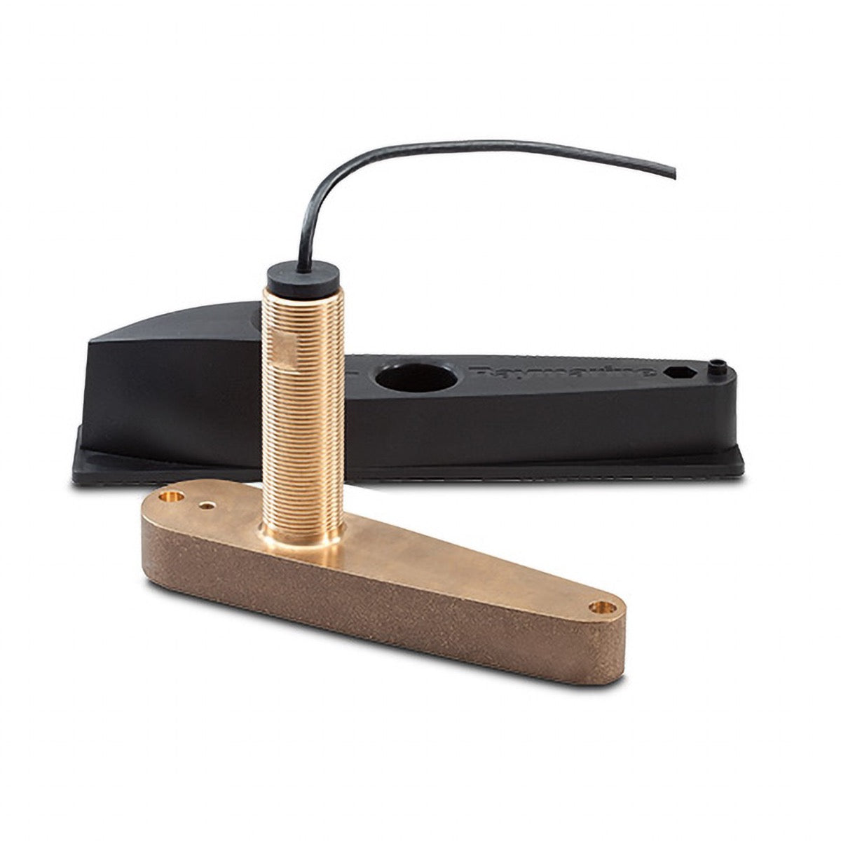 Sonde CPT-120 traversante Bronze avec sabot CHIRP, Sondeur et Température branchement direct CP100, écrans xx8 et AXIOM DV (câble 10m)