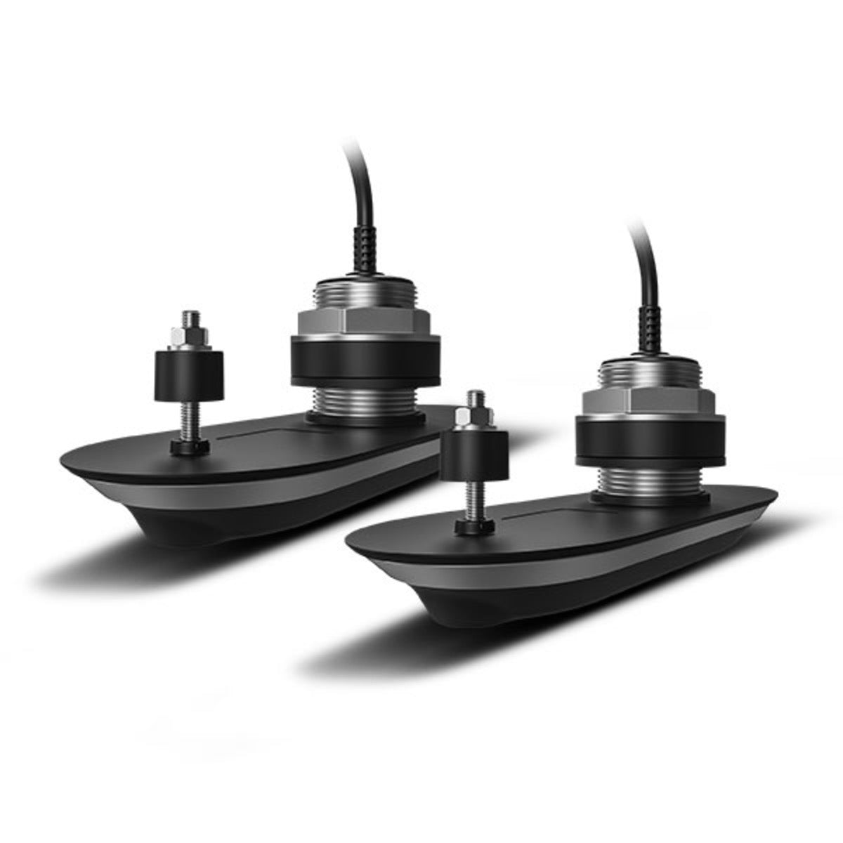Pack 2 sondes traversantes inox 12° babord / tribord RV-412 , branchement direct Axiom (2 x 2m, cable Y et extension 8m )