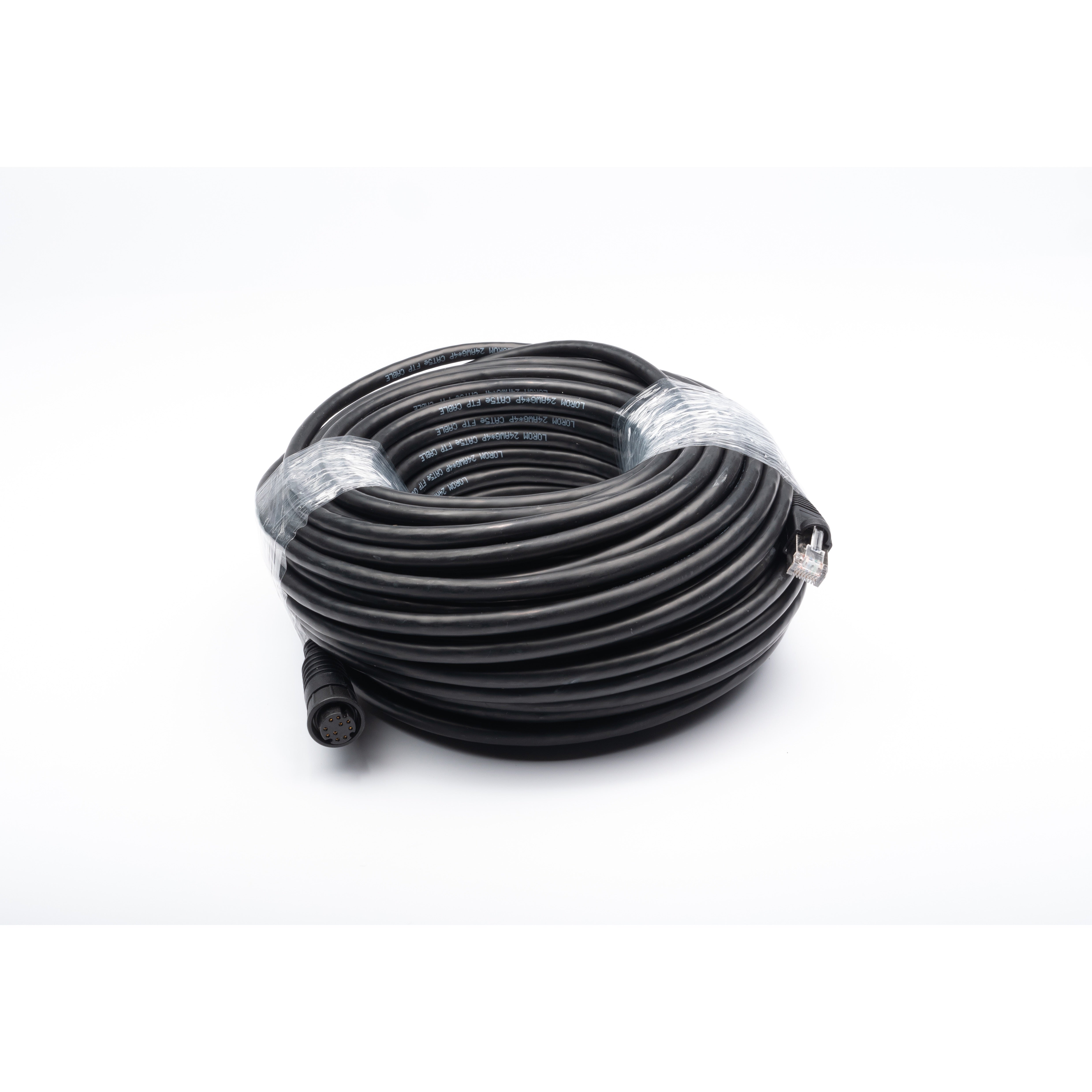 Câble RayNet angle droit vers RJ45 - 10m (faibles émissions de fumée, absence d'halogène)
