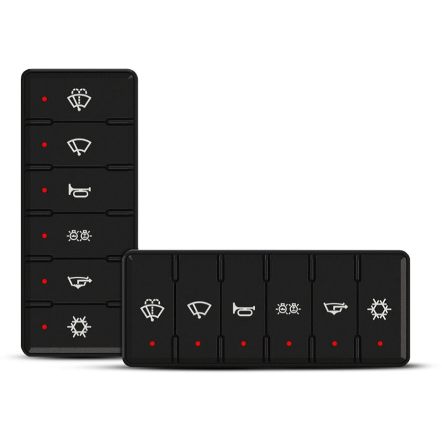 RMK-6 clavier Digital Switching 6 Boutons avec Pack 46 x inserts pré-imprimés