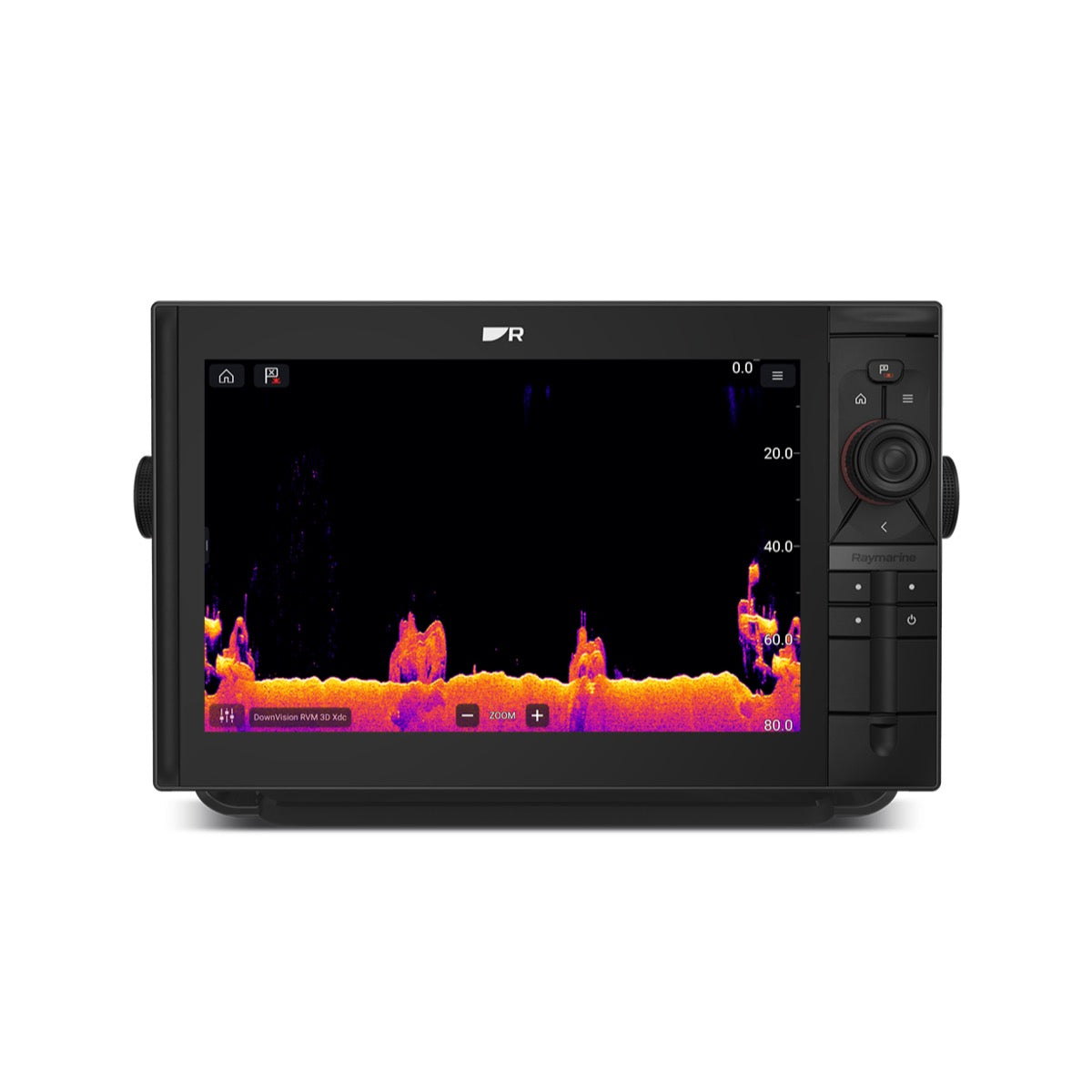 AXIOM2 12 Pro-RVM, Écran Hybride tactile multifonctions 12”, sondeur 1kW CHIRP, Down, Side et RV 3D, Wifi, cartographie Lighthouse Méditerranée, sans sonde