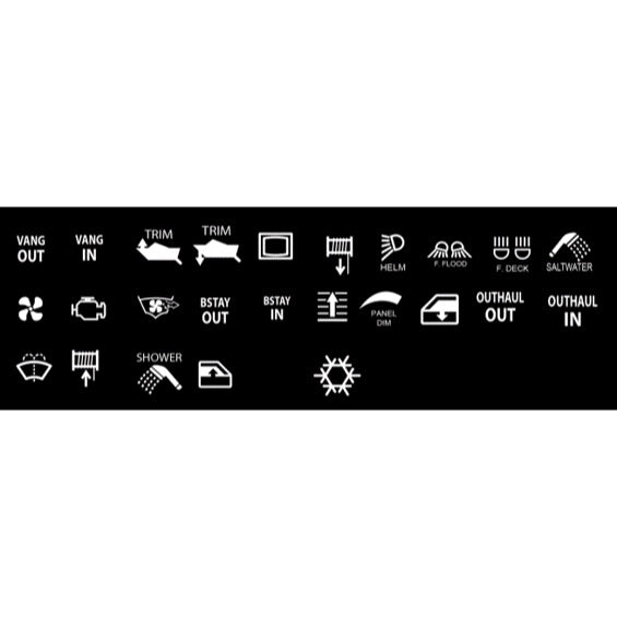 Pack 26 x inserts pré-imprimés pour clavier Digital Switching RMK-6