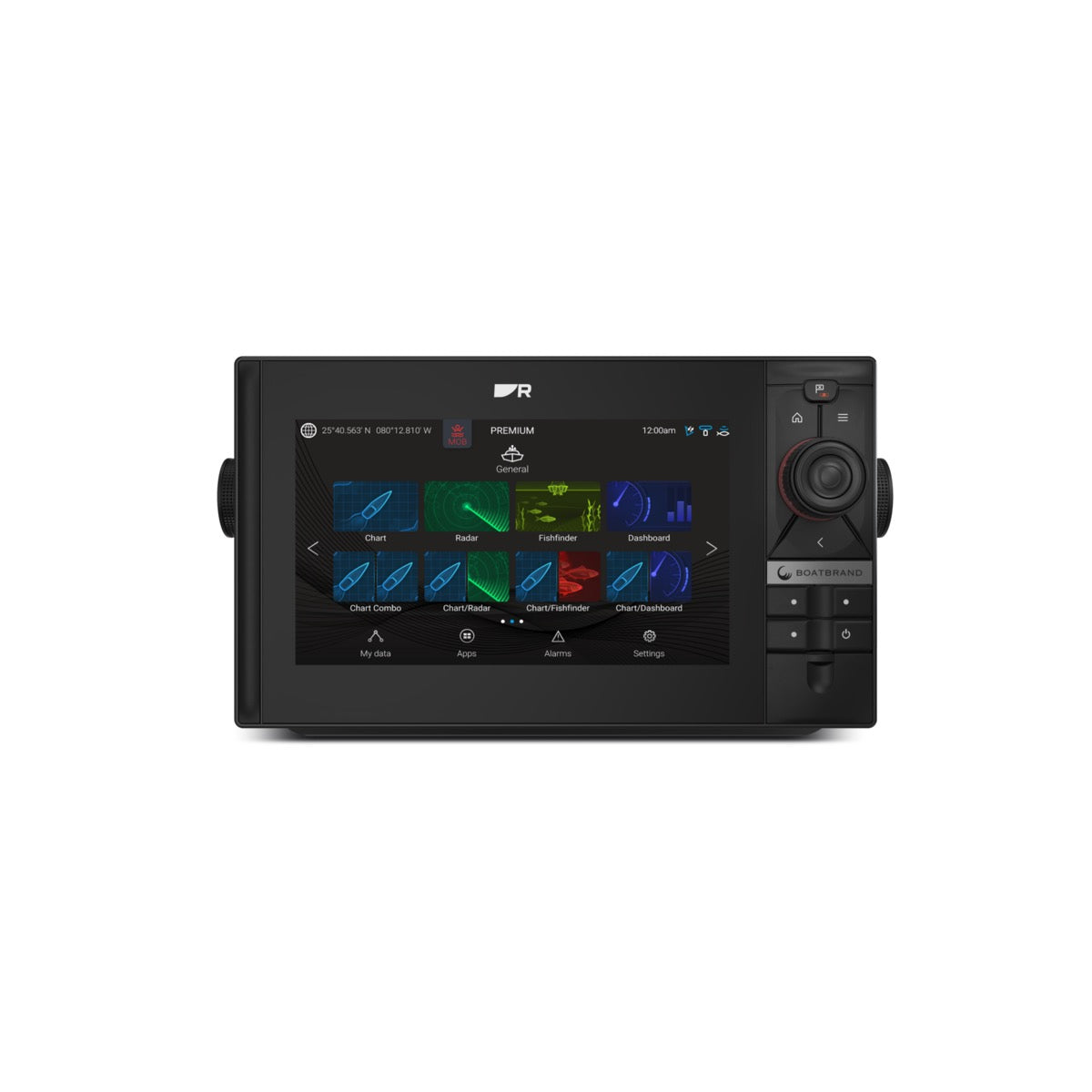 AXIOM2 9 Pro-RVM, Écran Hybride tactile multifonctions 9”, sondeur 1kW CHIRP, Down, Side et RV 3D, Wifi, cartographie Lighthouse Europe de l'Ouest, sans sonde