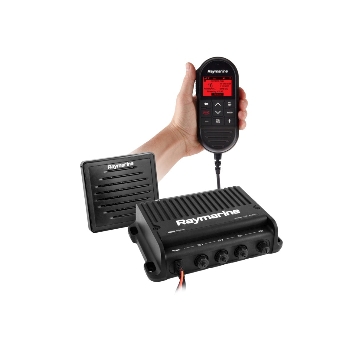 Émetteur-récepteur VHF avec ASN Ray 90 (Inc combiné, HP Passif et câble)