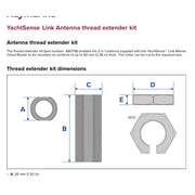 Kit collier d'extension d'antenne externe