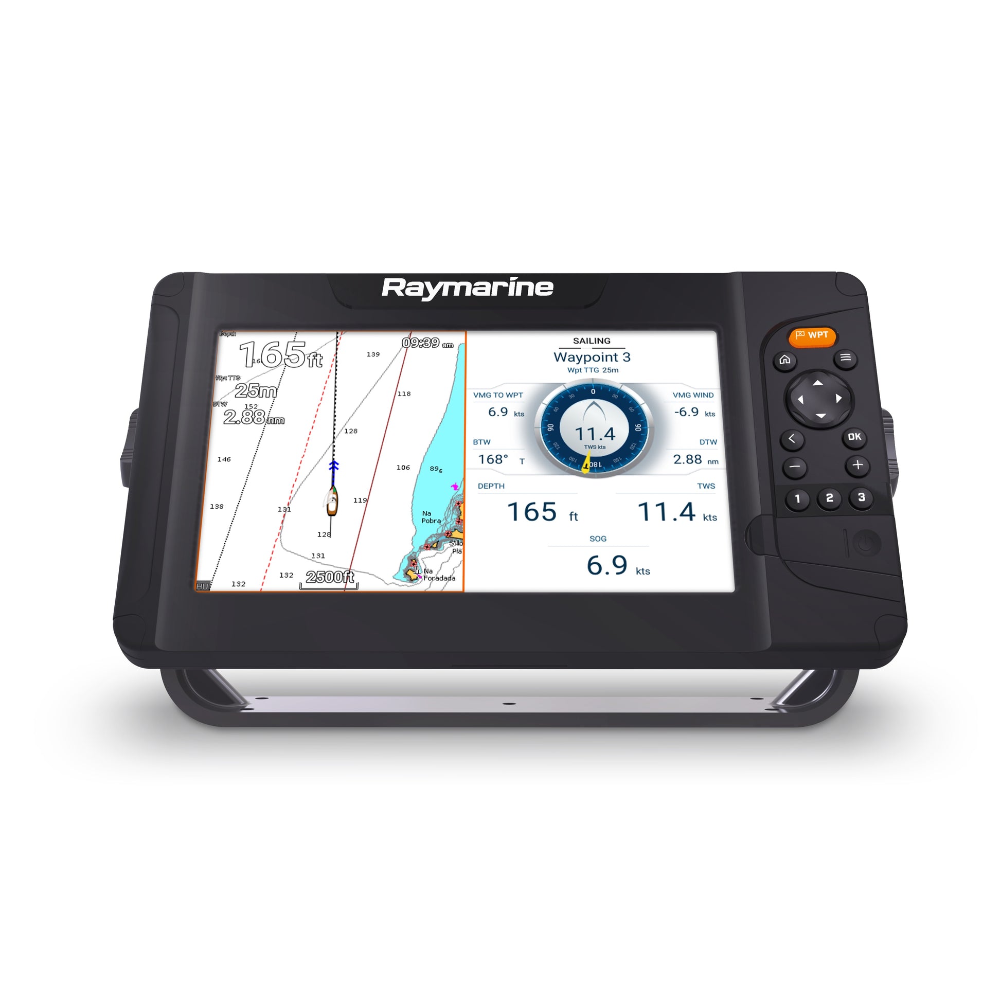 Element 9 S - Écran GPS 9” Wi-Fi, cartographie Lighthouse Méditerranée sans sonde