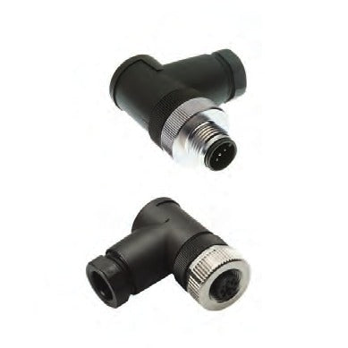 Câbles et connecteurs NMEA2000 - Connecteur micro/moyen à fixer sur le terrain (femelle 90°)