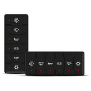 RMK-6 clavier Digital Switching 6 Boutons avec Pack 46 x inserts pré-imprimés