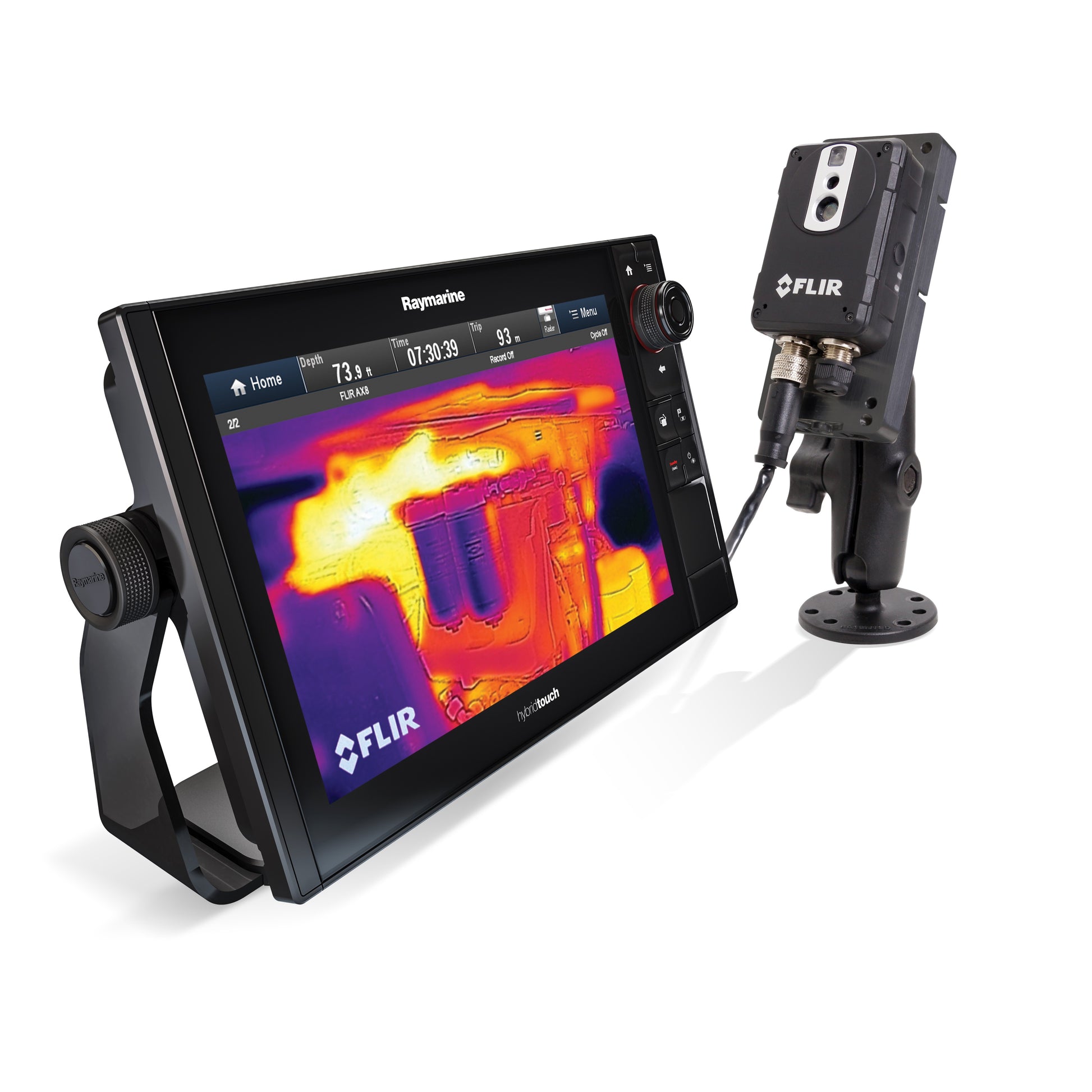 Caméra imagerie thermique et visible pour mesure de température AX8
