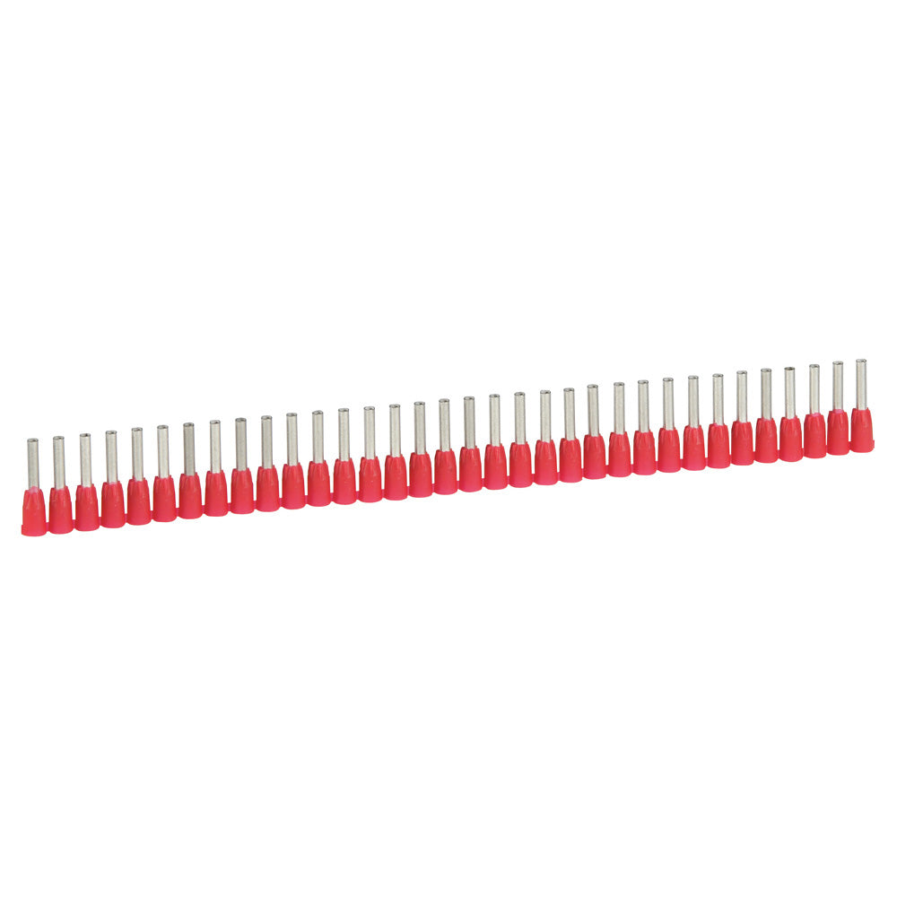 [BIZLINE] Embout de câblage simple 1 mm² rouge