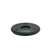 Low Profile -kaapeliläpivienti 2–8 mm kaapeleille ja jopa 16 mm liittimille – musta anodisoitu alumiini