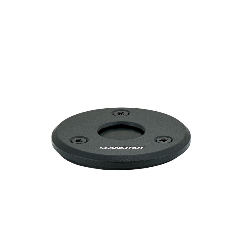 Passe-câble Low Profile pour câbles de Ø 2 à 8 mm et connecteurs jusqu'à Ø 16 mm - Aluminium anodisé noir