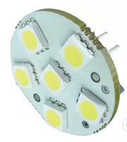 Ampoule LED MANTAGUA G4 verticale blanc chaud 3100K, 120°, Ø 25x20 mm.