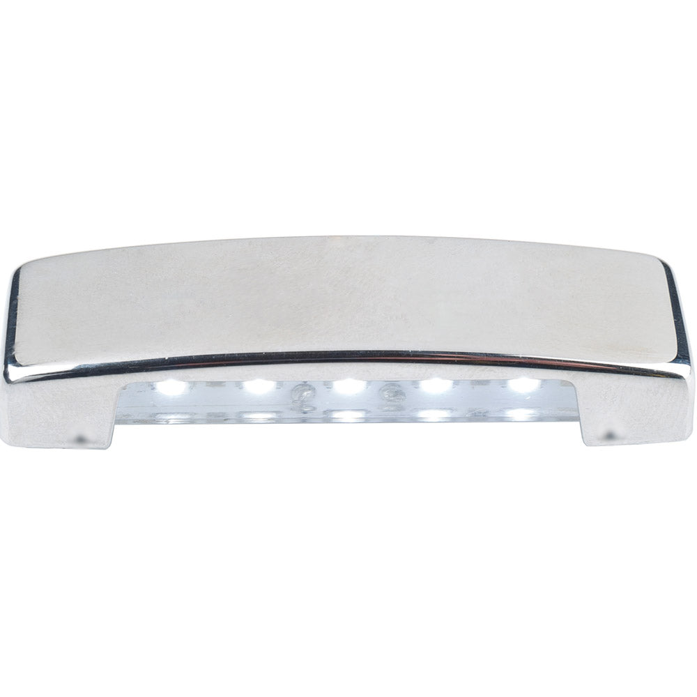 Éclairage vertical MANTAGUA Wight, blanc neutre, en inox et résine. Petit et étanche IP67 pour usage extérieur.