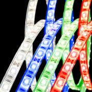 Ruban LED MANTAGUA RVB + blanc 5 mètres 12VDC. Bande lumineuse flexible et étanche IP68.