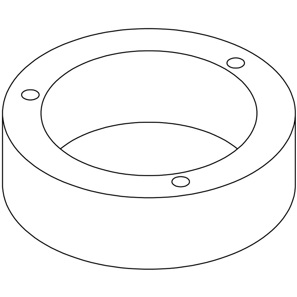 Support saillie Mantagua en aluminium noir, 59x47mm, pour projecteur barre de flèche Tri LEDs.