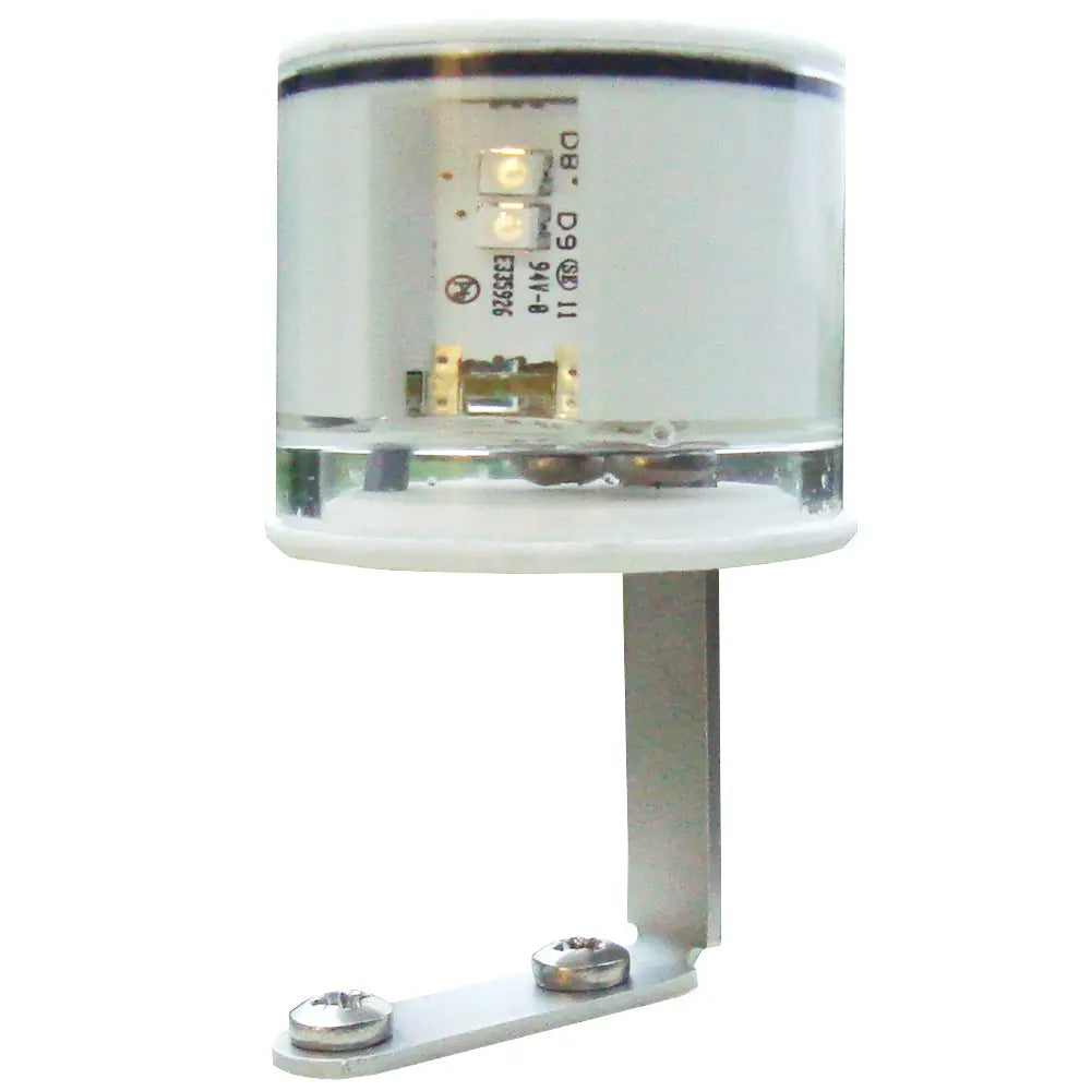Feu de mouillage MANTAGUA Tiny blanc 360° (2MN) pour tête de mât. Boîtier compact et résiné, étanche IP67.