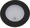 Spot LED encastrable MANTAGUA Tudy en inox noir, 10W, étanche IP67, avec interrupteur poussoir.