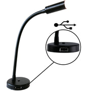 Lampe de table à carte MANTAGUA Yeu noire, idéale pour la navigation.