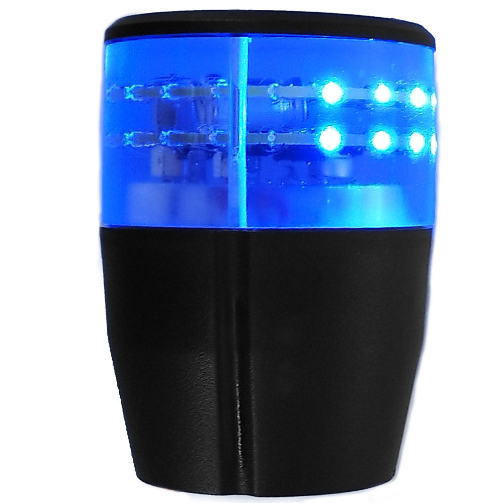 Gyrophare MANTAGUA bleu, visibilité 2MN à 360°, pour la navigation.