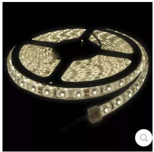 Ruban LED adhésif MANTAGUA 12V, 5M, IP68, blanc chaud 190LM/M. Flexible et étanche pour extérieur.