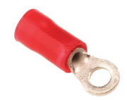 Cosse à œillet Isolée M2.5 Rouge