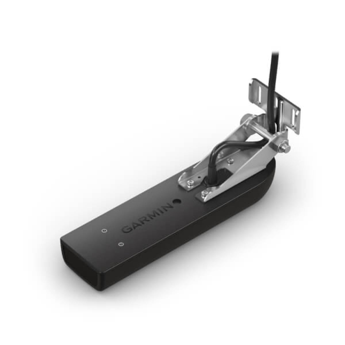 Garmin GT23M-TM, sonde en plastique pour montage sur tableau arrière, CHIRP bande moyenne (80-160 kHz, 600 W)/CHIRP ClearVü (260/455 kHz, 500 W) (8 broches) - Garmin